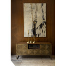Dutchbone Volan Gold & Mango Wood Sideboard from Accessories for the Home