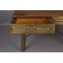 Dutchbone Volan Gold & Mango Wood Console Table from Accessories for the Home