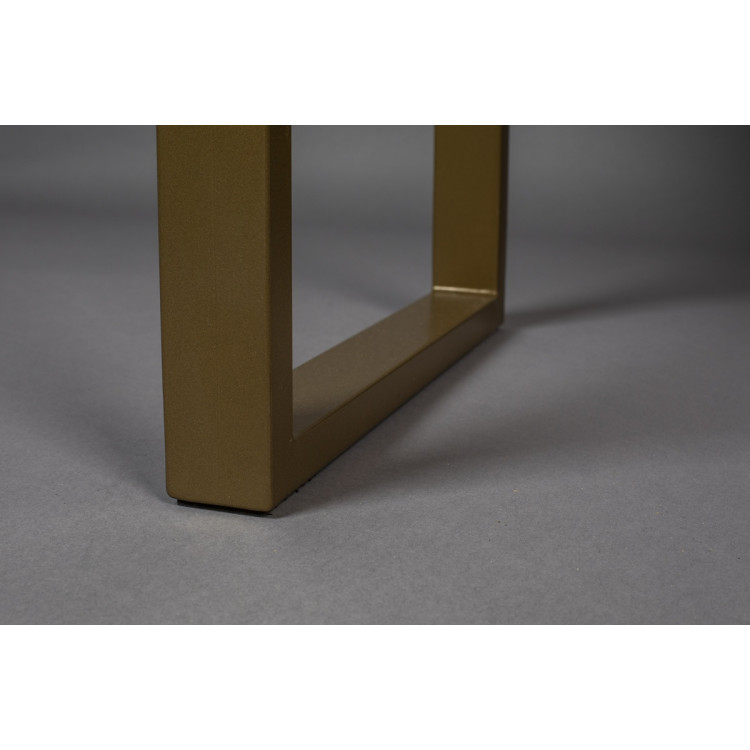 Dutchbone Volan Gold & Mango Wood Console Table from Accessories for the Home