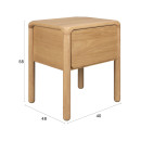 Zuiver Storm Natural Bedside Table Accessories for the Home