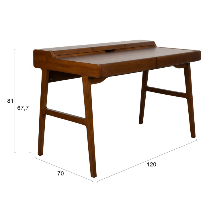 Zuiver Kaat Desk Table (Natural, Black or Walnut) from Accessories for the Home