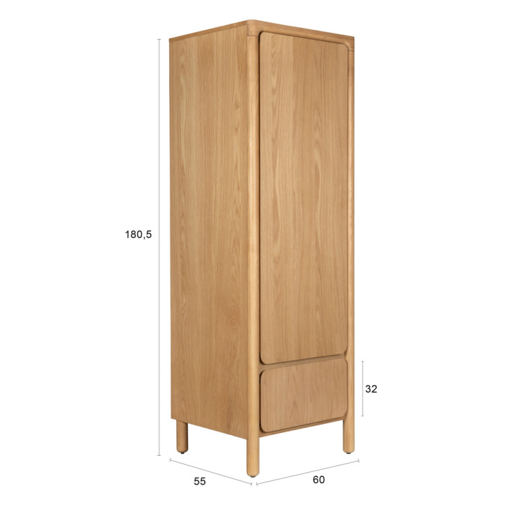 Zuiver Storm Tall Storage Cabinet with Hanging Rail from Accessories for the Home