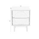 Zuiver Groove Bedside Cabinet/Side Table- Walnut or Oak from Accessories for the Home