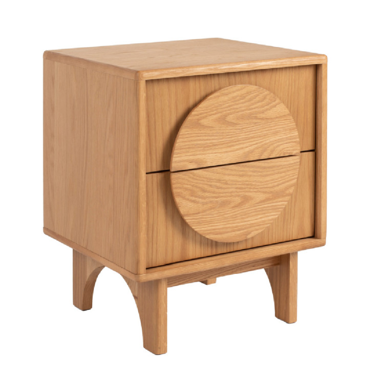 Zuiver Groove Bedside Cabinet/Side Table- Walnut or Oak from Accessories for the Home