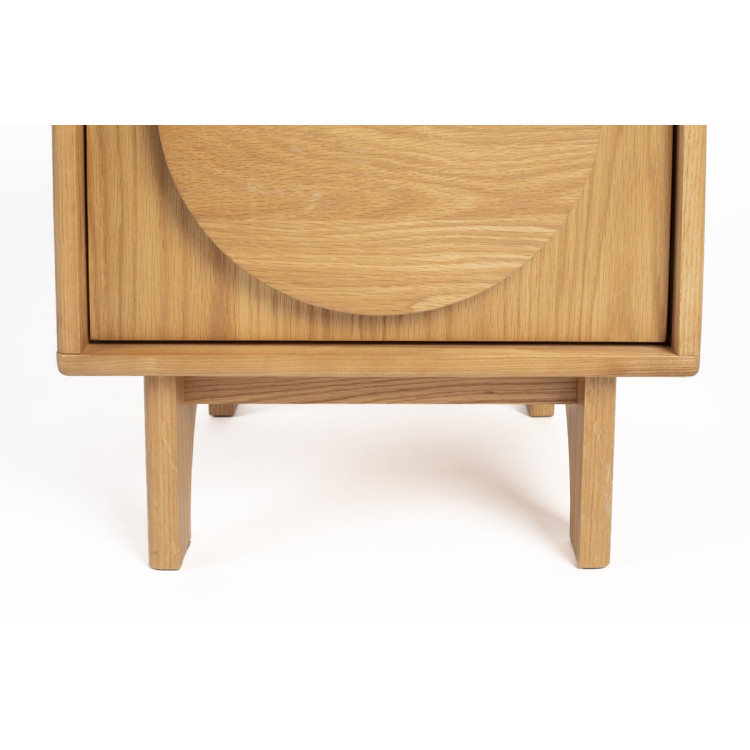 Zuiver Groove Bedside Cabinet/Side Table- Walnut or Oak from Accessories for the Home
