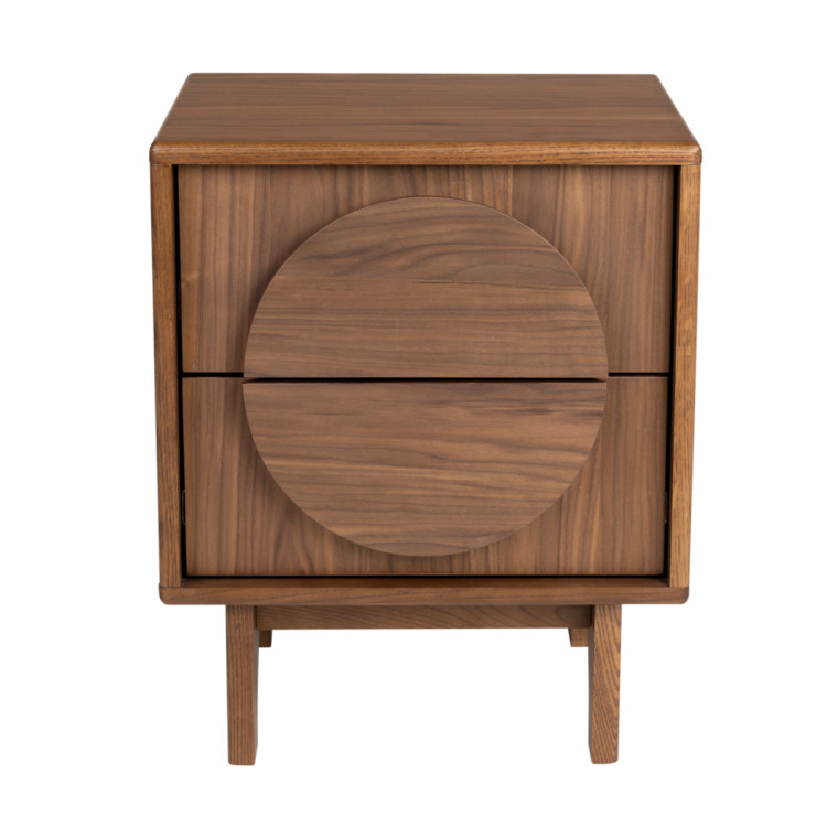 Zuiver Groove Bedside Cabinet/Side Table- Walnut or Oak from Accessories for the Home