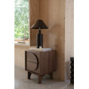 Zuiver Groove Bedside Cabinet/Side Table- Walnut or Oak from Accessories for the Home