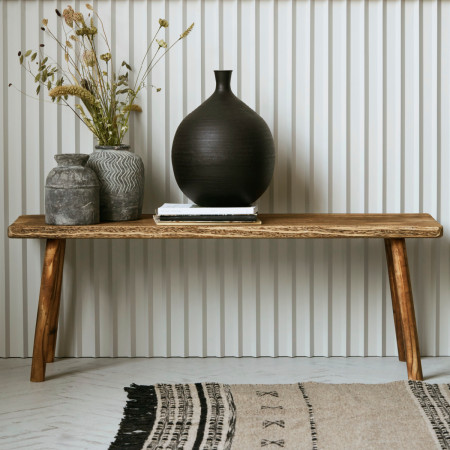 Nadi Natural Wood Bench- 81cm or 120cm from Accessories for the Home 2