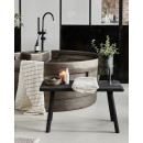 Nadi Black Wood Bench- 81cm or 120cm from Accessories for the Home