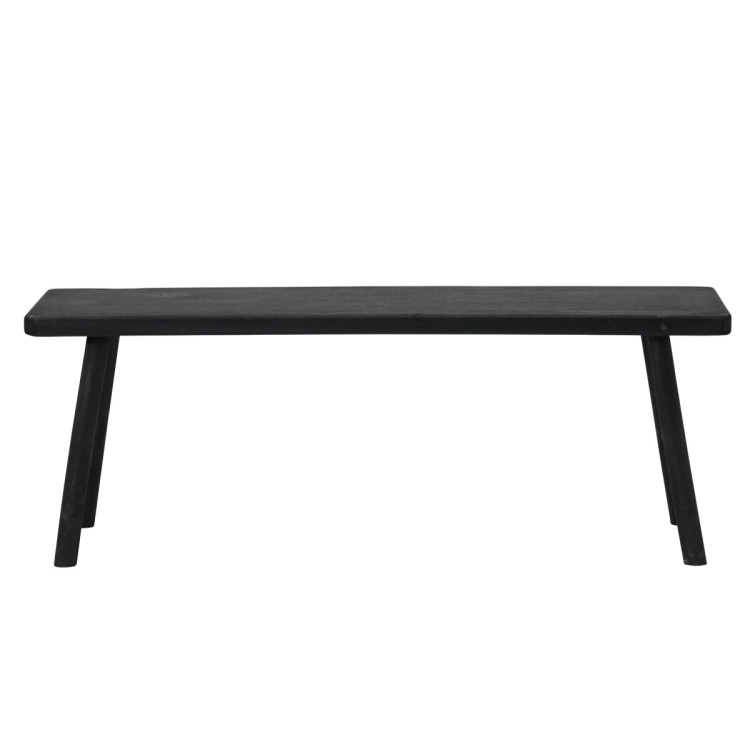 Nadi Black Wood Bench- 81cm or 120cm from Accessories for the Home