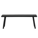 Nadi Black Wood Bench- 81cm or 120cm from Accessories for the Home