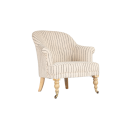 Sanja Stripe Linen Armchair from Accessories for the Home