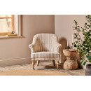 Sanja Stripe Linen Armchair from Accessories for the Home