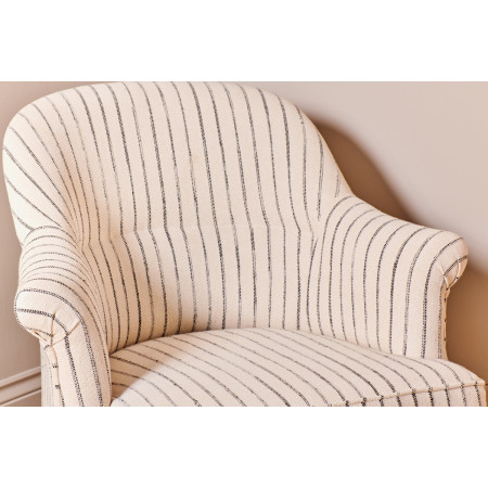 Sanja Stripe Linen Armchair from Accessories for the Home 2