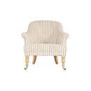 Sanja Stripe Linen Armchair from Accessories for the Home