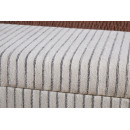 Sanja Stripe Linen Upholstered Storage Bench from Accessories for the Home