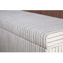 Sanja Stripe Linen Upholstered Storage Bench from Accessories for the Home