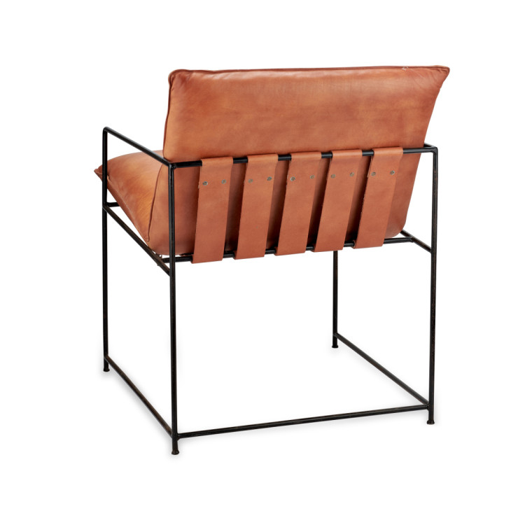 Durium Leather Lounger- Aged Tan from Accessories for the Home