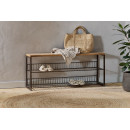 Kiyoma Iron & Wood Low Standing Shelf Unit from Accessories for the Home