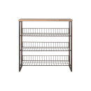 Kiyoma Iron & Wood Tall Standing Shelf Unit from Accessories for the Home