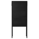 Cabin Black Iron & Glass Display Cabinet from Accessories for the Home