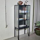 Cabin Black Iron & Glass Display Cabinet from Accessories for the Home
