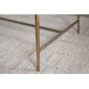 Gilasi Cast Metal & Glass Coffee Table - Antique Brass from Accessories for the Home