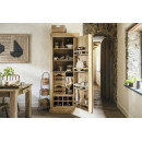 Vivan Grooved Mango Wood Pantry Cupboard