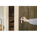 Vivan Grooved Mango Wood Pantry Cupboard