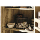 Vivan Grooved Mango Wood Pantry Cupboard
