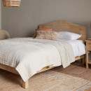 Vivan Grooved Mango Wood Bed - King or Super King from Accessories for the Home