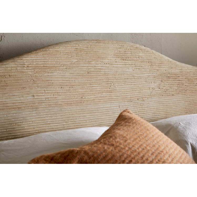 Vivan Grooved Mango Wood Bed - King or Super King from Accessories for the Home