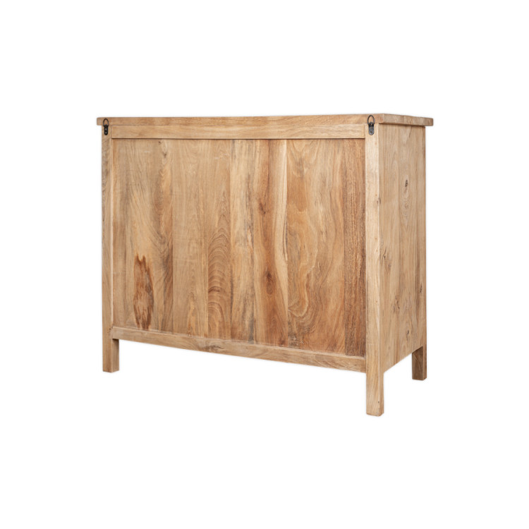 Vivan Grooved Mango Wood Chest of Drawers from Accessories for the Home