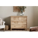 Vivan Grooved Mango Wood Chest of Drawers from Accessories for the Home