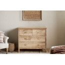 Vivan Grooved Mango Wood Chest of Drawers from Accessories for the Home