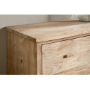 Vivan Grooved Mango Wood Chest of Drawers from Accessories for the Home