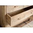 Vivan Grooved Mango Wood Chest of Drawers from Accessories for the Home