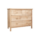 Vivan Grooved Mango Wood Chest of Drawers from Accessories for the Home