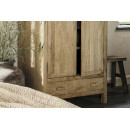 Vivan Grooved Mango Wood Wardrobe from Accessories for the Home