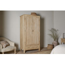 Vivan Grooved Mango Wood Wardrobe from Accessories for the Home