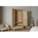Vivan Grooved Mango Wood Wardrobe from Accessories for the Home