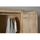 Vivan Grooved Mango Wood Wardrobe from Accessories for the Home