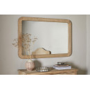 Vivan Grooved Mango Wood Rectangular Mirror from Accessories for the Home