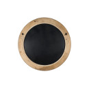 Vivan Grooved Mango Wood Round Mirror from Accessories for the Home