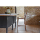 Nayan Leather & Jute Counter Chair - Tan from Accessories for the Home