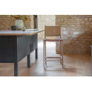 Nayan Leather & Jute Counter Chair - Tan from Accessories for the Home