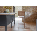 Nayan Leather & Jute Counter Chair - Tan from Accessories for the Home