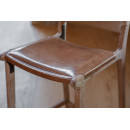 Nayan Leather & Jute Counter Chair - Tan from Accessories for the Home