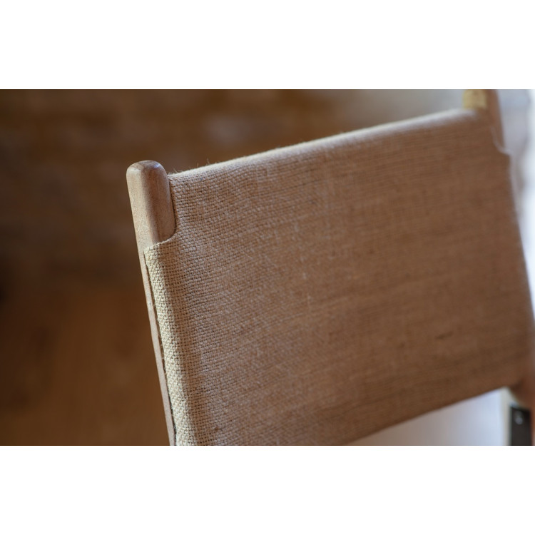 Nayan Leather & Jute Counter Chair - Tan from Accessories for the Home