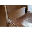 Nayan Leather & Jute Counter Chair - Tan from Accessories for the Home